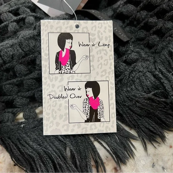 NWT Steve Madden Super Soft Ombré Muffler Multifunctional Wrap Scarf - Picture 6 of 10